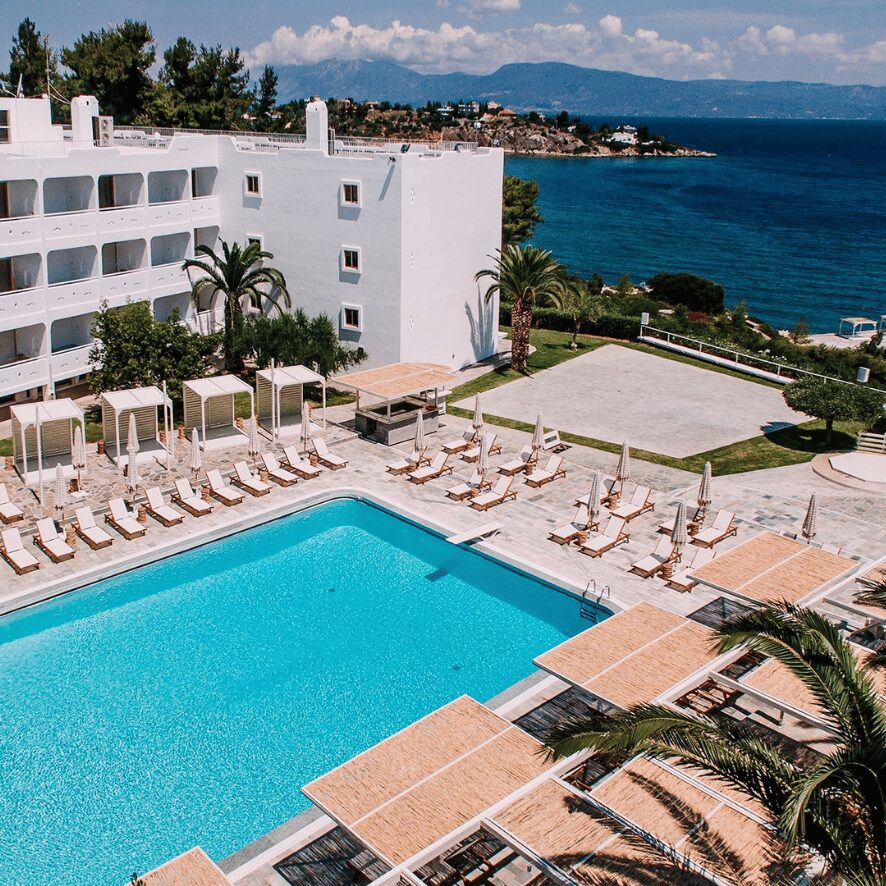 Breathtaking Aegean sea views and scenic wedding locations in Greece.